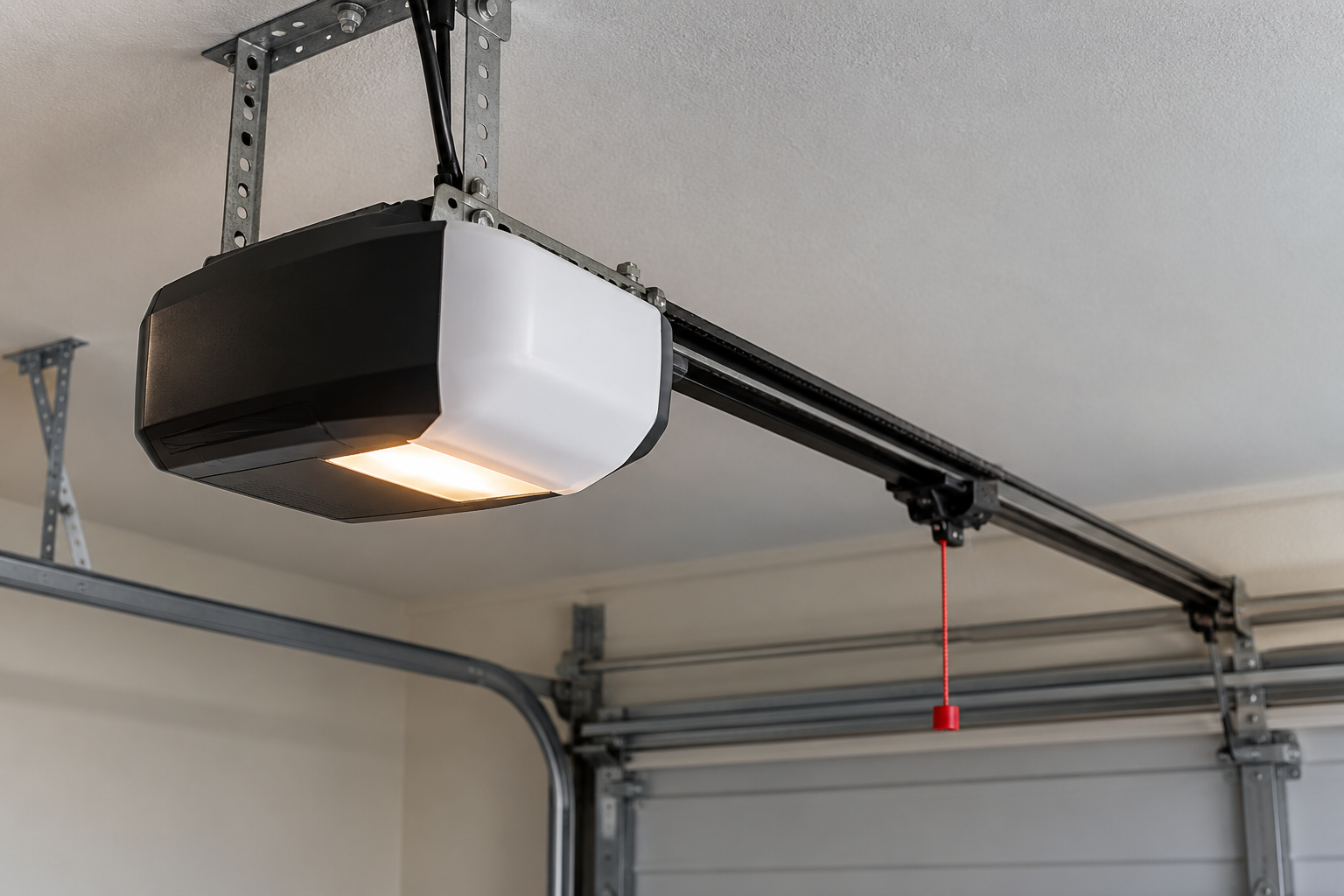 Overhead garage door opener